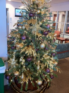 Majestic Purple & Gold Christmas Tree Majestic Purple & Gold Christmas Tree