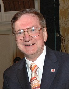 Dr. Tommy Cairns, internationally renowned rose expert and exhibitor