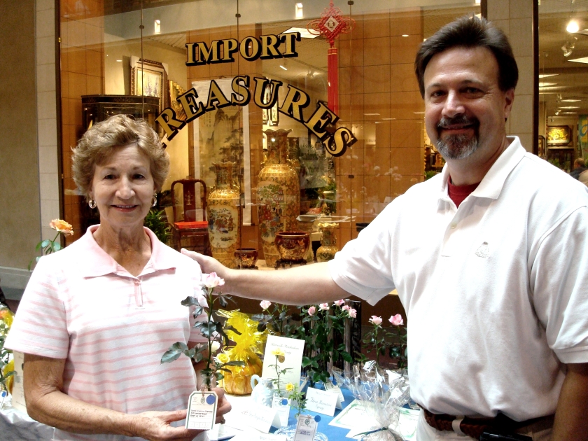 David Clemons, Thouroughbred Roses and his Mother, Joy