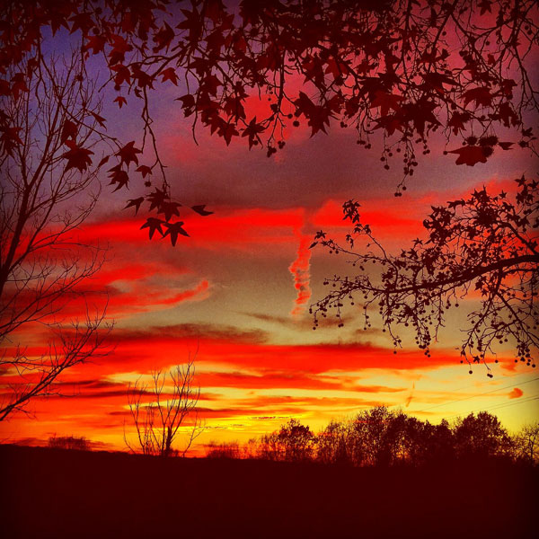 Sunset in Illinois