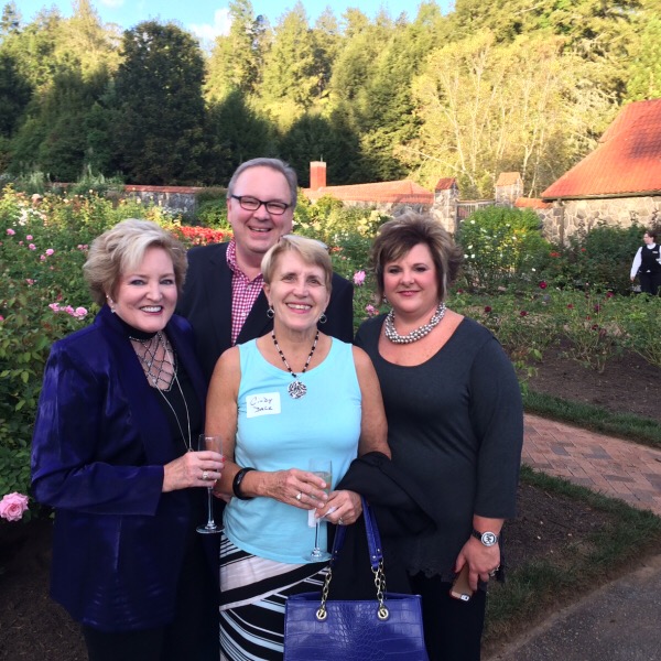 The Van Cleaves, Chris & Tina his lovely bride of Rosechat Radio and Cindy Dale at the Reception