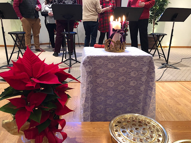 The Advent Candle Lighting Ceremony
